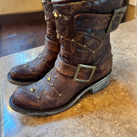 Old Gringo Biker Polo Stud Boots 7 - Picture 4 of 15
